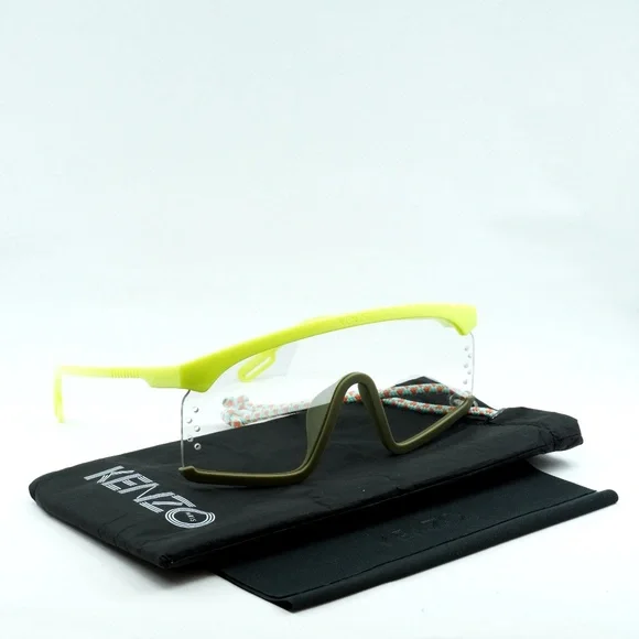 NEW KENZO KZ40010U 41C SUNGLASSES New KENZO KZ40010U 41C Green/Black/Clear 99-1-140 Sunglasses  main image 2